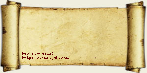 Jakov Kos vizit kartica